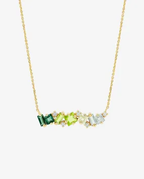 Nadima Green Ombre Milli Bar Pendant