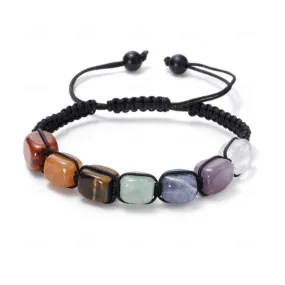 Natural Colored Crystal Bracelet 天然彩色水晶手鍊 KJBR16100