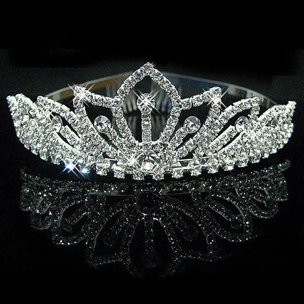 New Fashion Princess Bride rhinestone crystal tiara crown wedding accessories