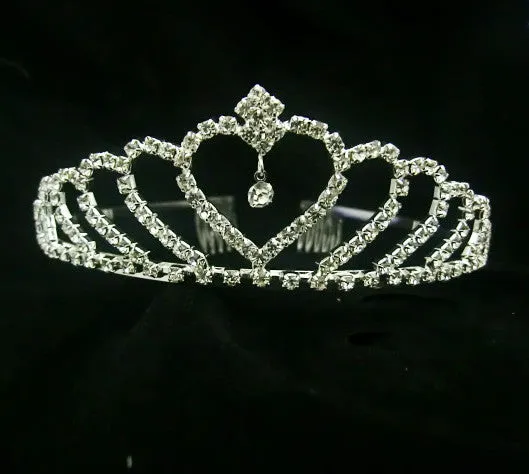 New Fashion Princess Bride rhinestone crystal tiara crown wedding accessories