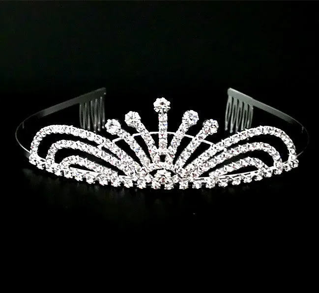 New Fashion Princess Bride rhinestone crystal tiara crown wedding accessories