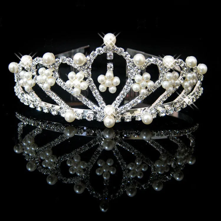 New Fashion Princess Bride rhinestone crystal tiara crown wedding accessories