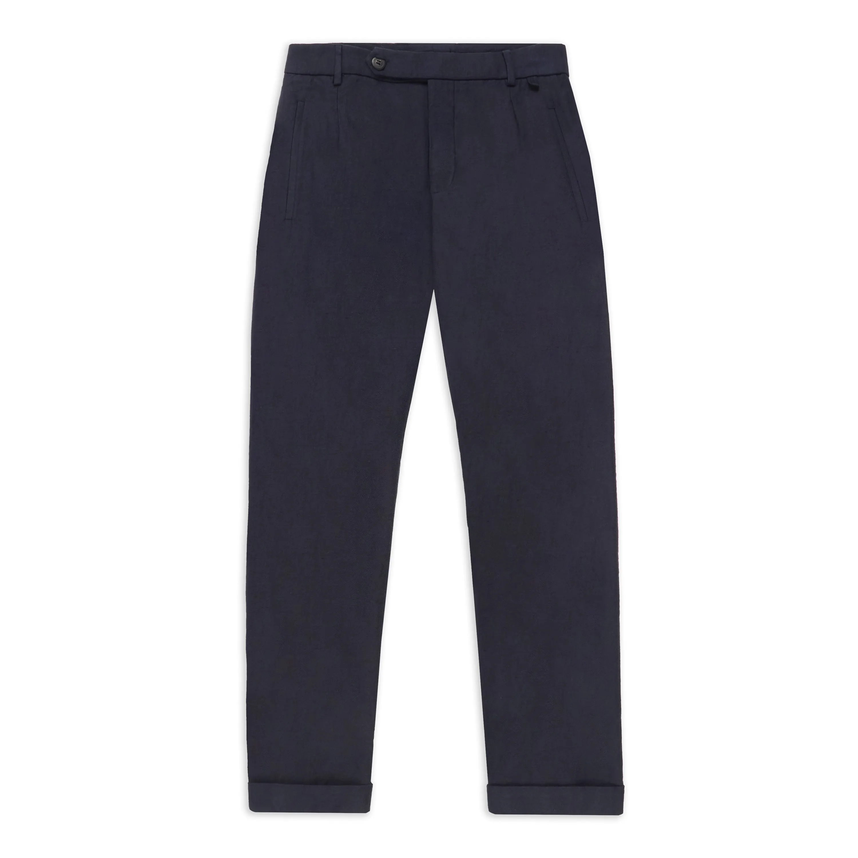 Paul Trouser - Hemp Herringbone Navy