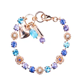 Petite Flower Cluster Bracelet in "Blue Moon" *Preorder*