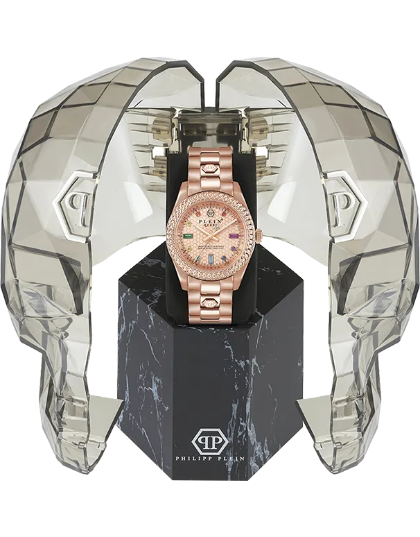 Philipp Plein - Quartz Queen Crystal Rose Steel 36mm Watch - PWDAA0821 - 788088