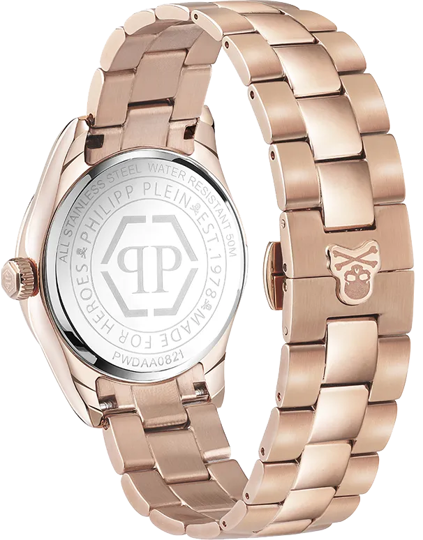 Philipp Plein - Quartz Queen Crystal Rose Steel 36mm Watch - PWDAA0821 - 788088