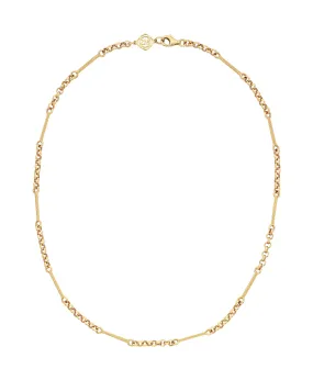 Poppy Chain 40cm | 22k Gold Plate