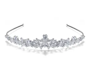 Pretty Princess Tiara for Prom, Pageant, Sweet 16 Crown Hair Accessory