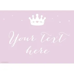 Princess Personalised Poster- A3