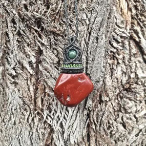 Red jasper necklace