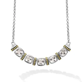 Rittenhouse Five Station White Topaz Necklace