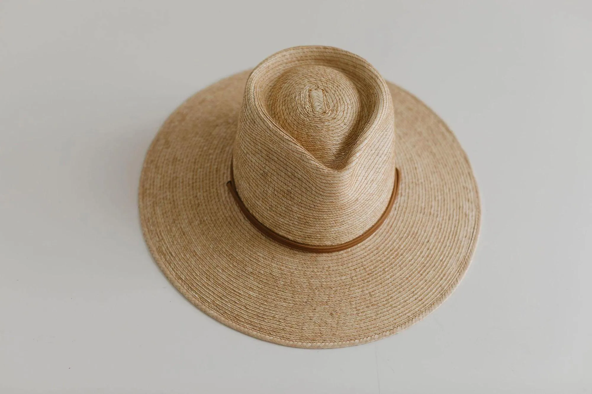 River Guatemalan Palm Straw Rancher Hat