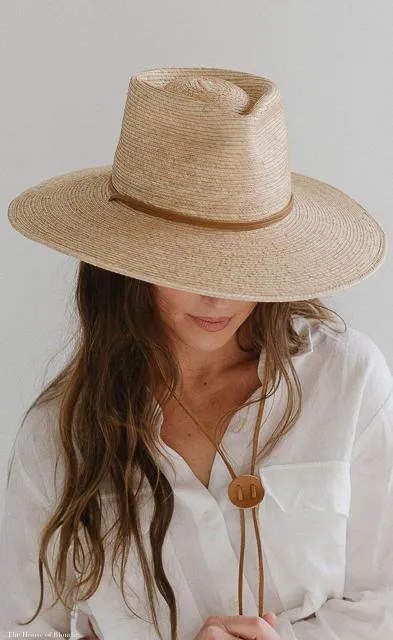 River Guatemalan Palm Straw Rancher Hat