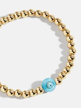 Semi-Precious Birthstone Pisa Bracelet - Aquamarine