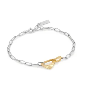 Silver Arrow Link Chunky Chain Bracelet