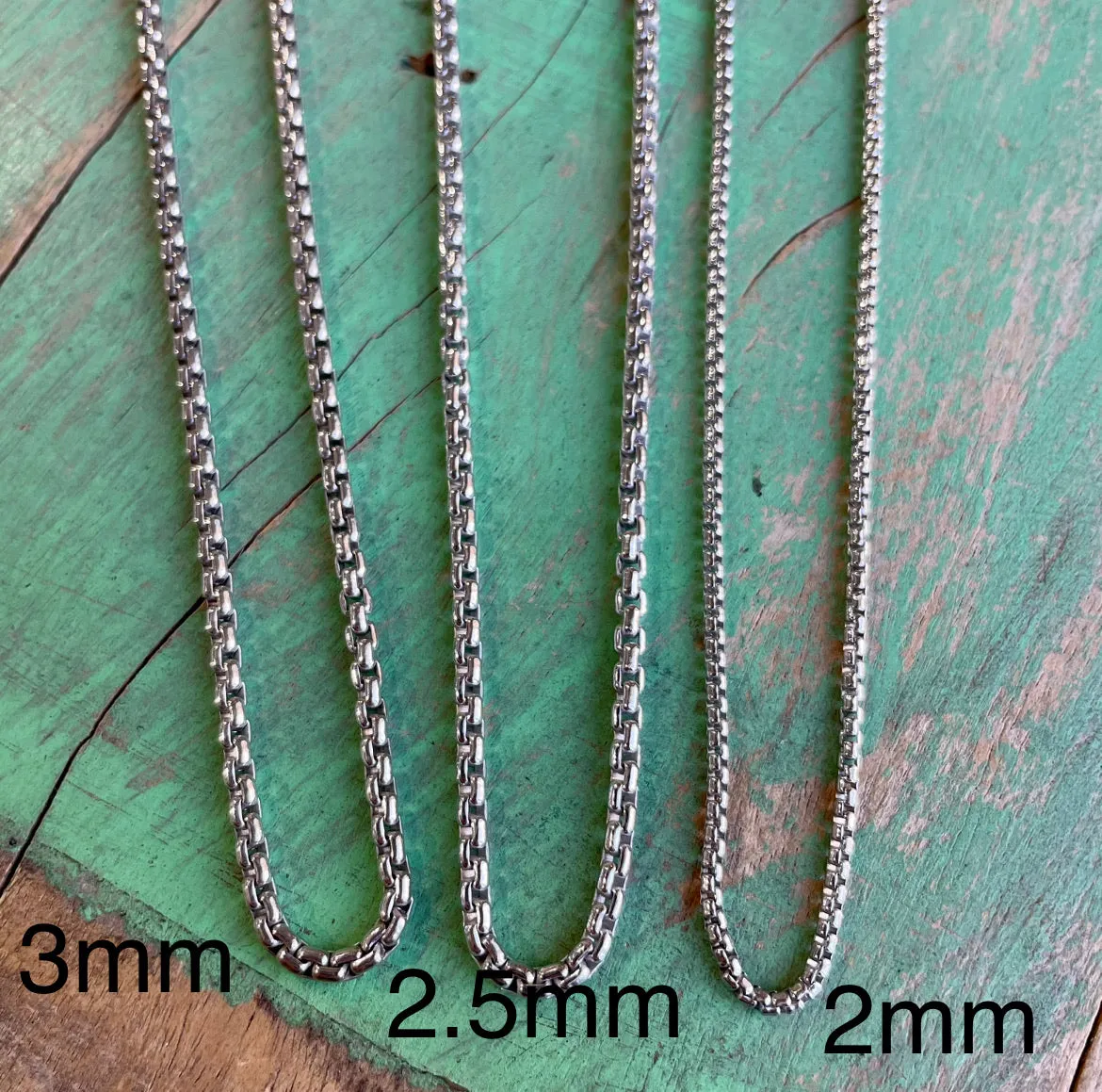 Sterling Silver 2mm Box Chain