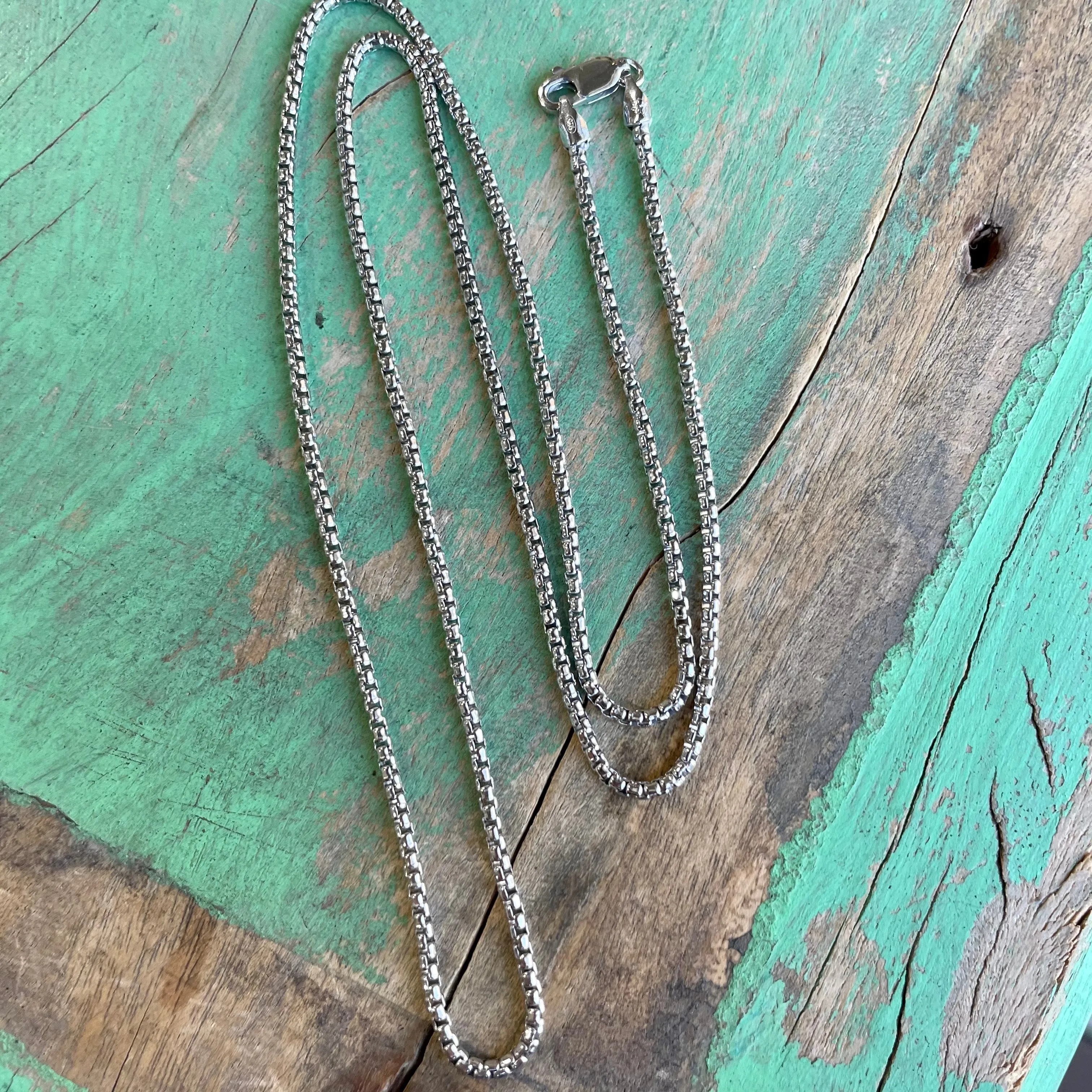 Sterling Silver 2mm Box Chain