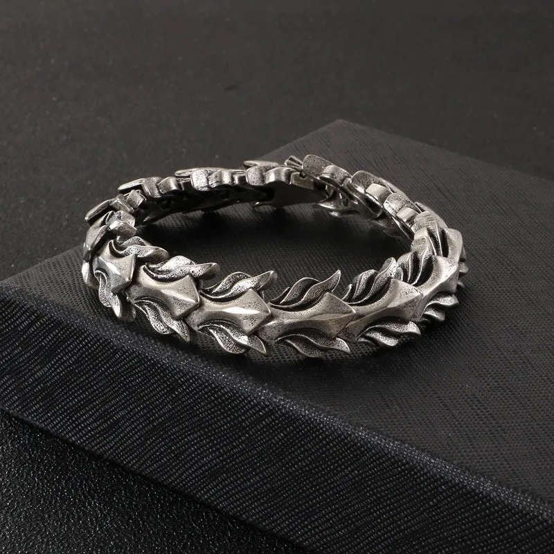 Stylish Personalized Stainless Steel Keel Chain Bracelet for Men - European and American Fashion Collection