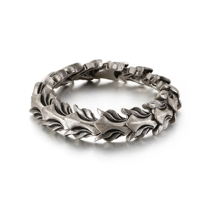 Stylish Personalized Stainless Steel Keel Chain Bracelet for Men - European and American Fashion Collection