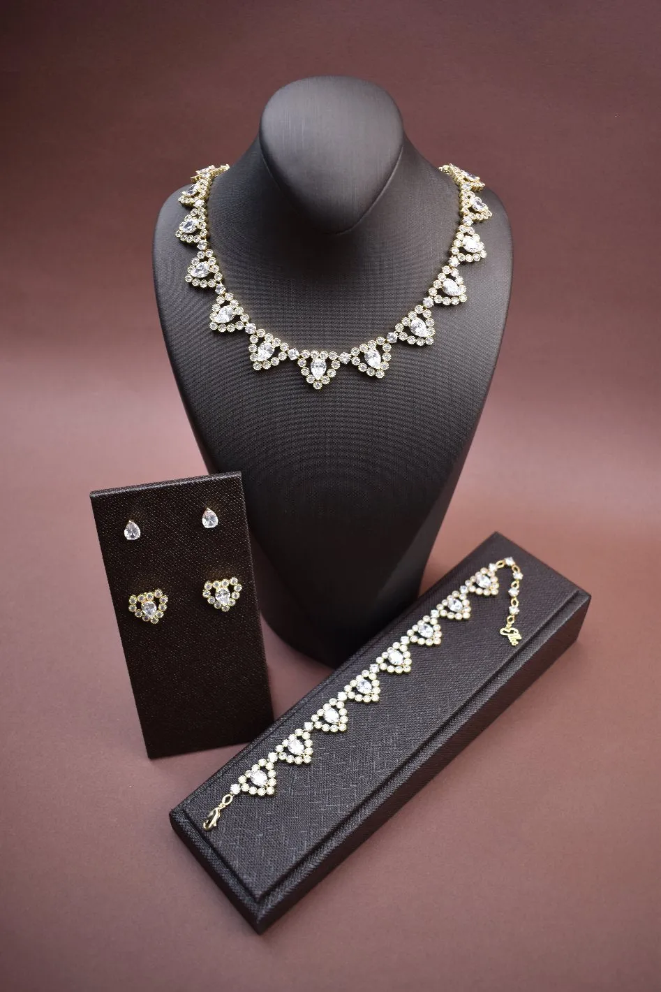 SWEETLOVE Simulated Diamond Jewelry Set