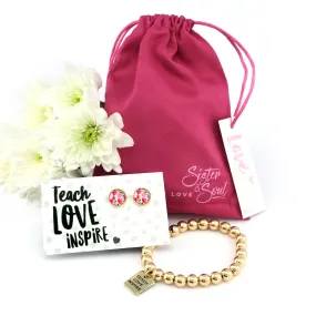 TEACH LOVE INSPIRE Apples In Hot Pink Bundle (R17)