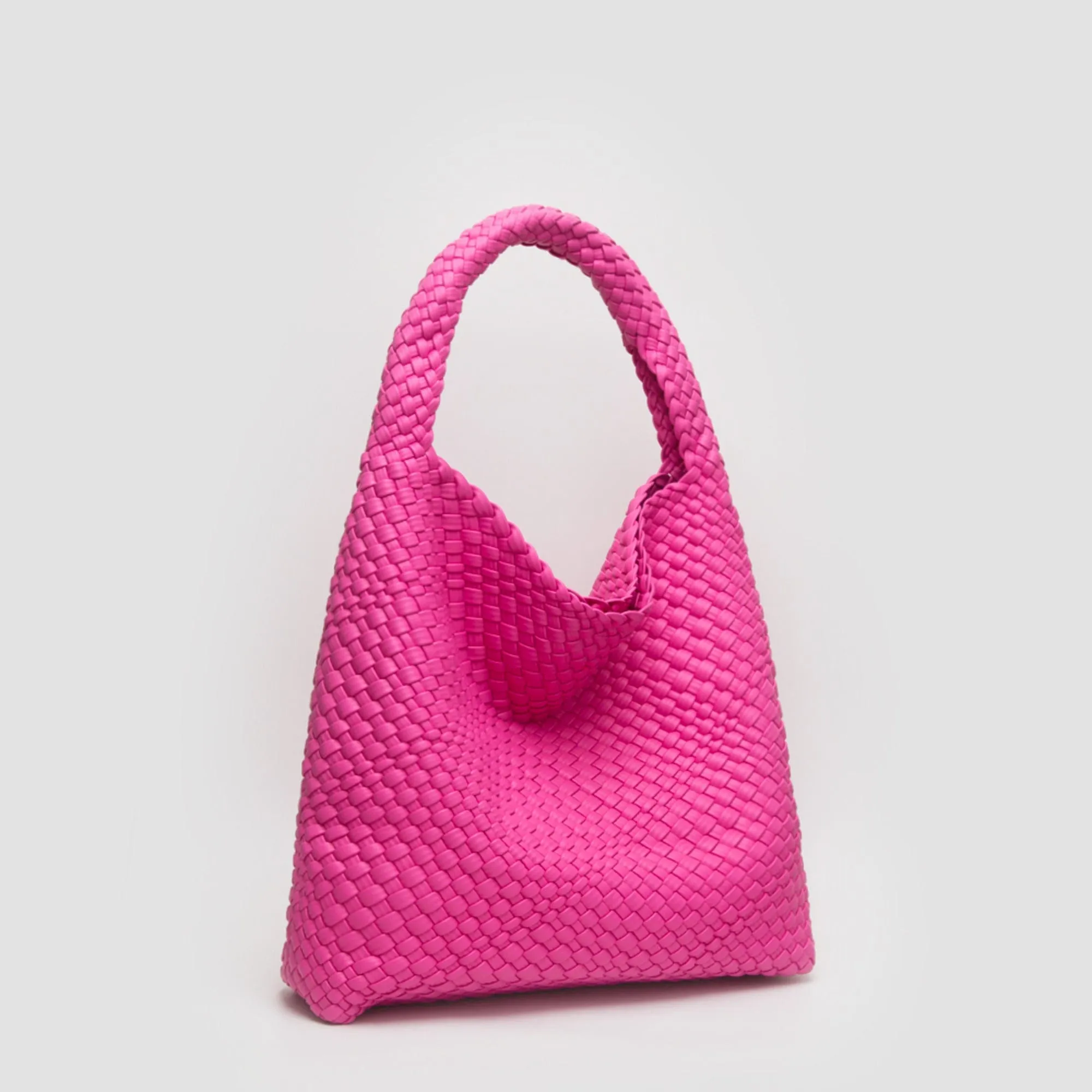 TG10640 Tiara Woven Hobo Tote Bag With Pouch