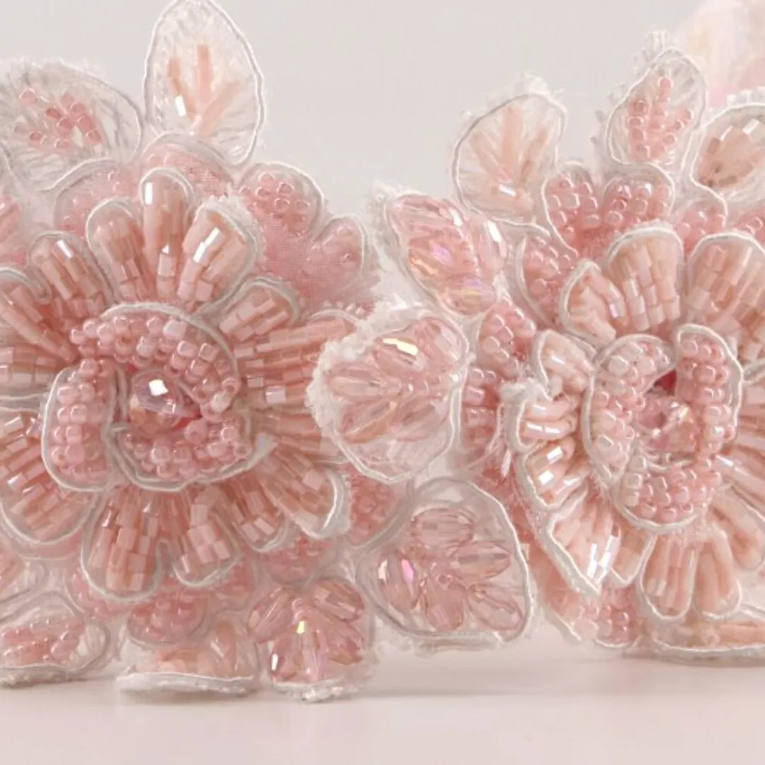 The Hadraniel  Girls Crystal Flower Headband