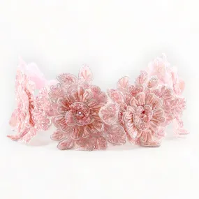 The Hadraniel  Girls Crystal Flower Headband