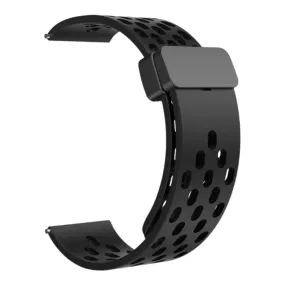 TheHorse 20mm Range compatible Silicone Magnetic Sports Watch Straps