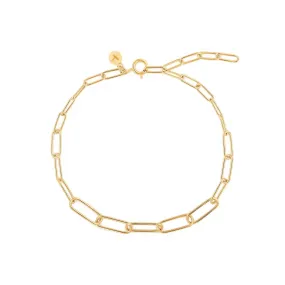 Theodora Graduated Paper Clip Bracelet