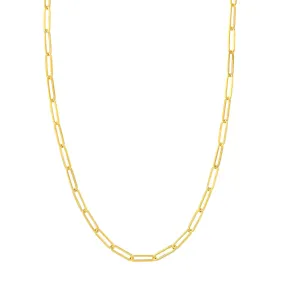 Thick Paperclip Chain Necklace