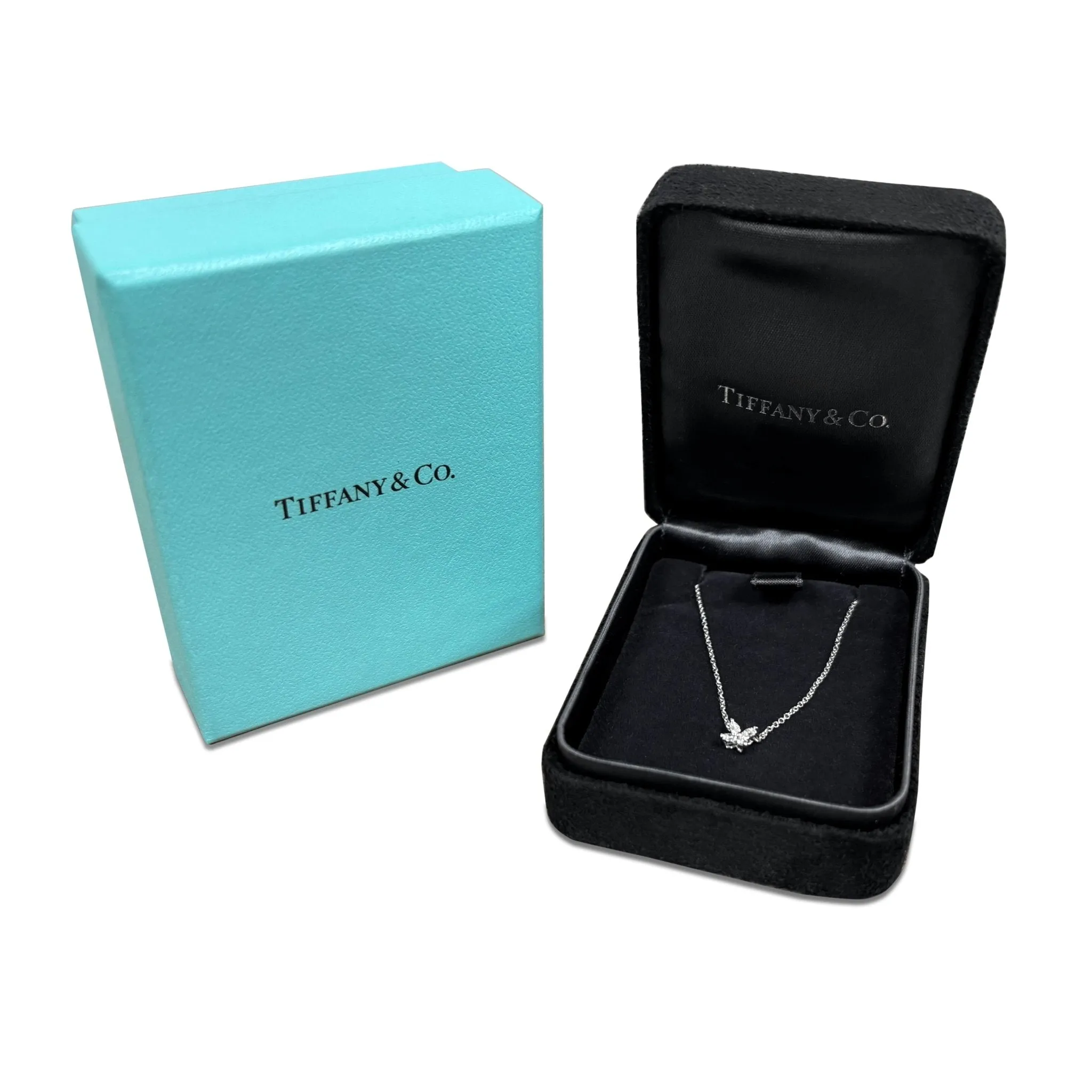 Tiffany Victoria Marquise Diamond 16" Necklace - Platinum