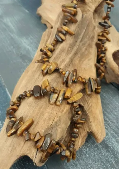 Tiger's Eye Handcrafted Necklace & Bracelet Set