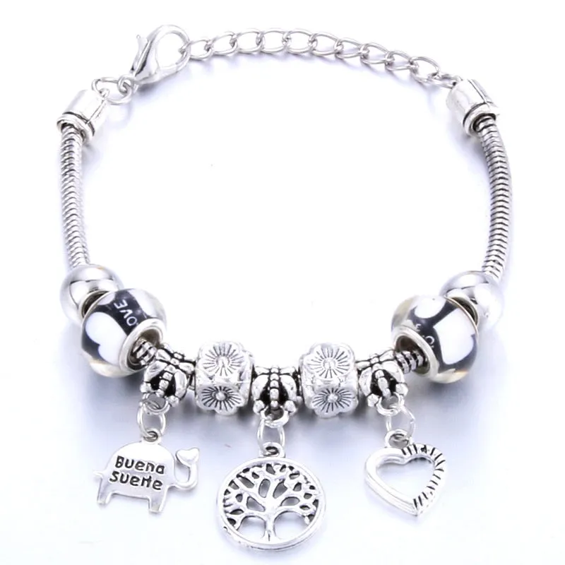 Tree of Life Lobster Buckle Bangles Bracelet