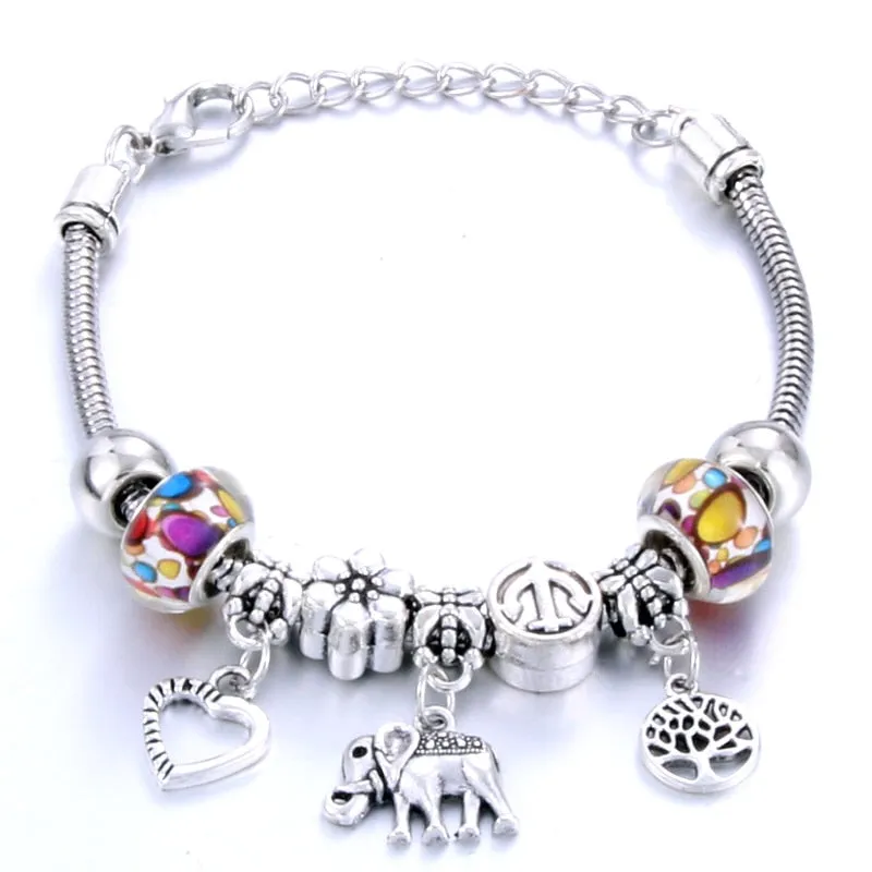 Tree of Life Lobster Buckle Bangles Bracelet