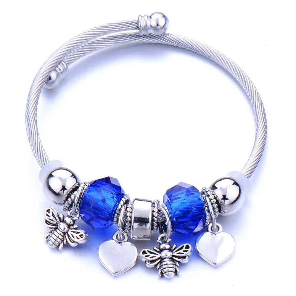 Tree of Life Lobster Buckle Bangles Bracelet