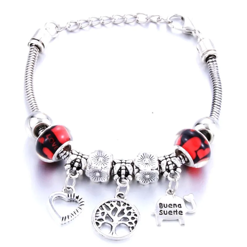 Tree of Life Lobster Buckle Bangles Bracelet