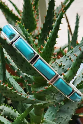 Turquoise Stud Cuff Bracelet