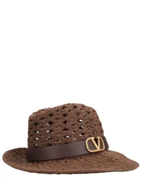 Valentino Garavani   Vlogo signature fedora hat 