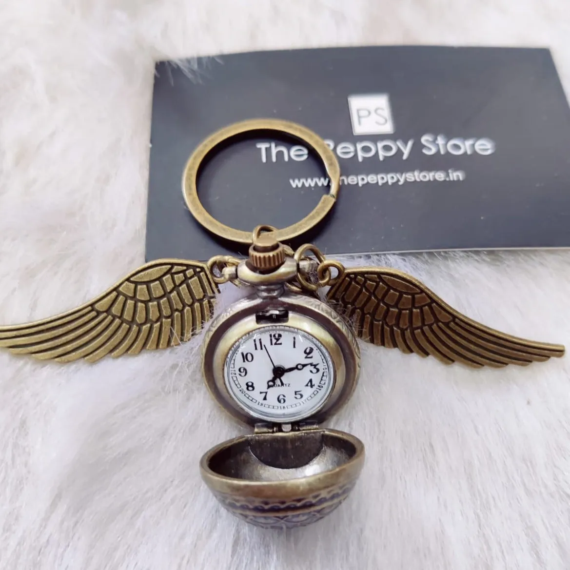 Vintage Snitch Pocket Watch Keychain - No Cod Allowed On this Product - Prepaid Orders Only