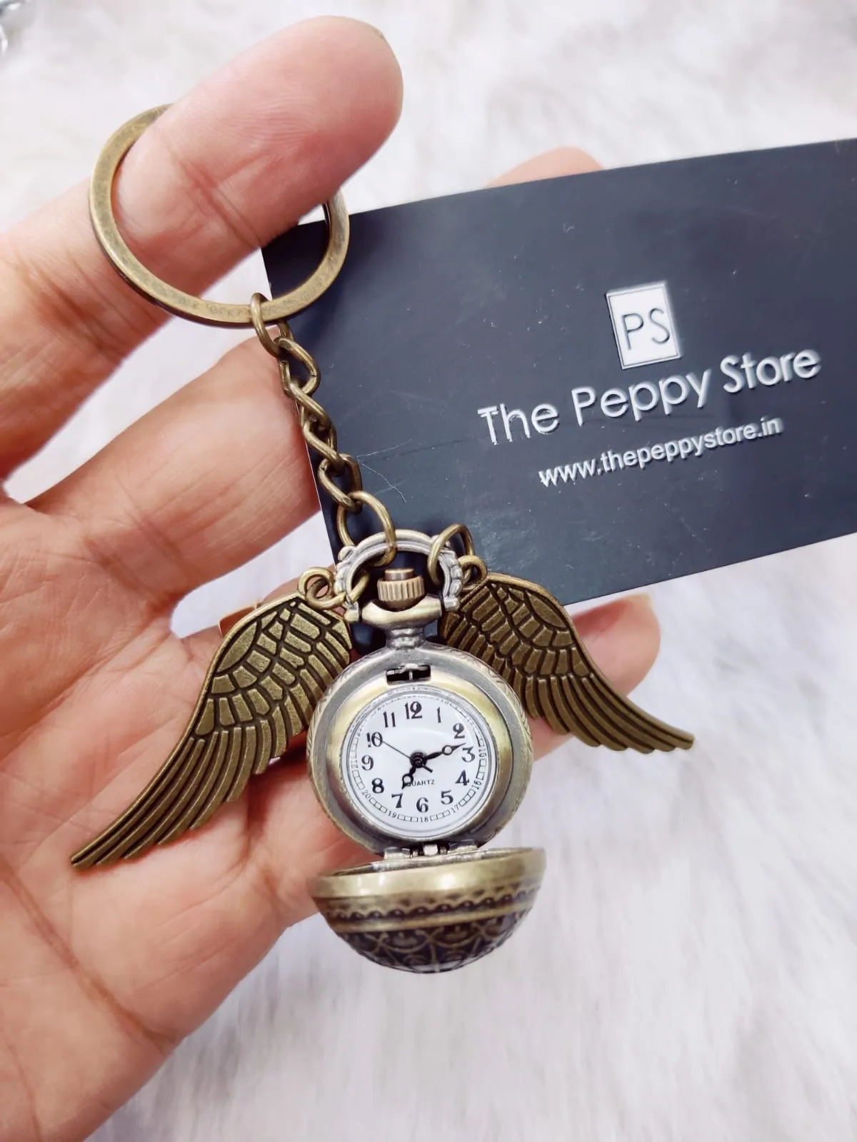 Vintage Snitch Pocket Watch Keychain - No Cod Allowed On this Product - Prepaid Orders Only