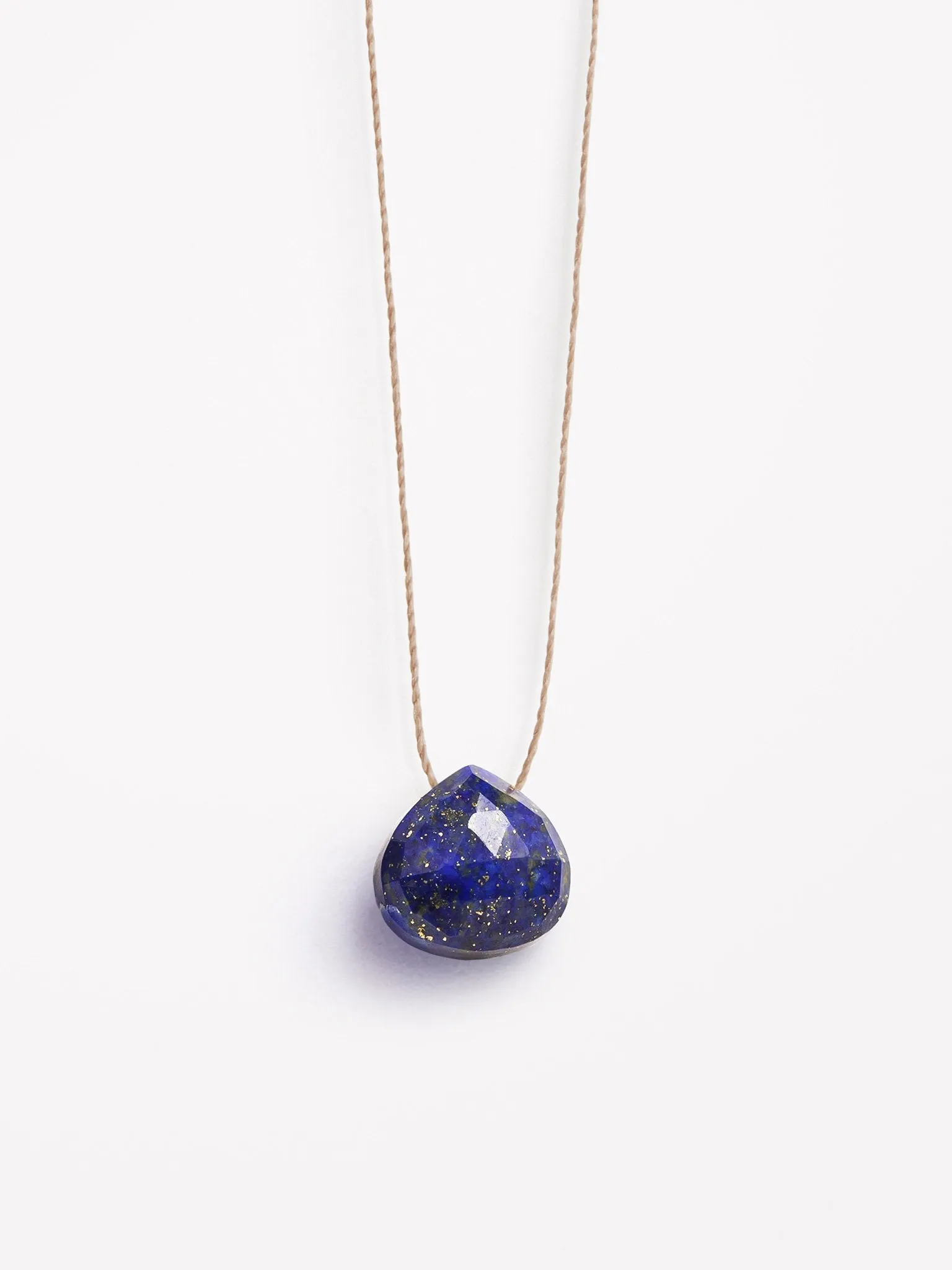 Wanderlust Life Fine Cord Necklace - Lapis Lazuli