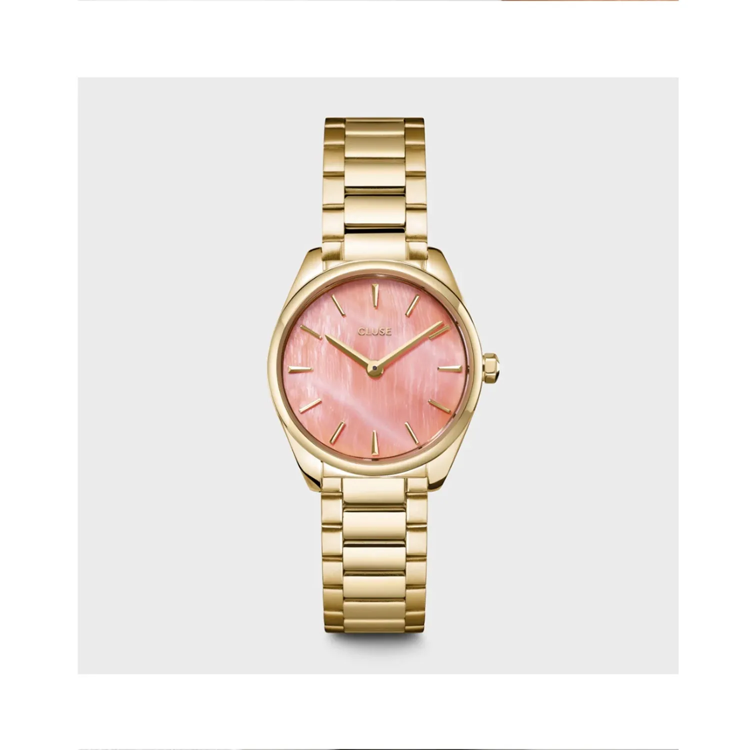 Watch - Feroce Mini Apricot Mother of Pearl Gold