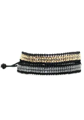 X Katie Soleil Femme Double Wrap Beaded Bracelet