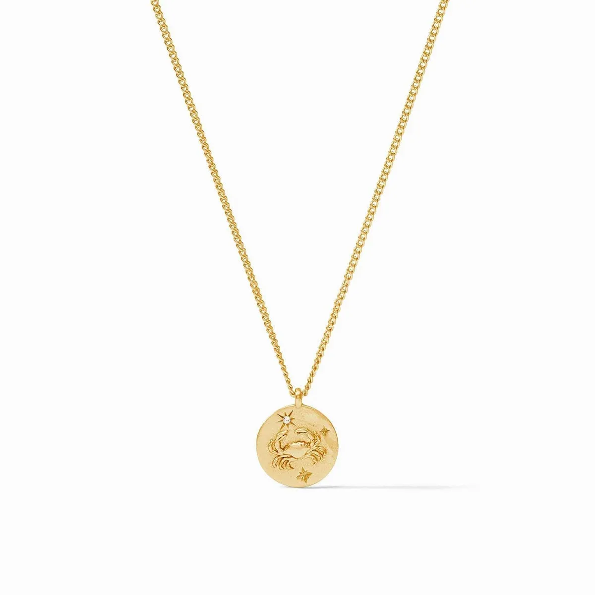 Zodiac Delicate Necklace - Cancer - Cubic Zirconia